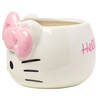 Tasse sculptée avec nœud rose Hello Kitty 
