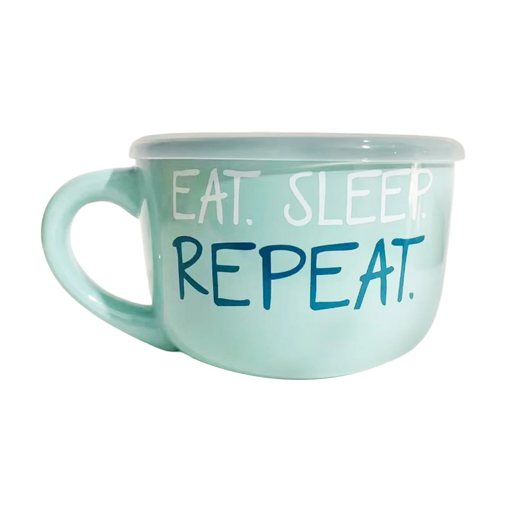Tasse à soupe Pokémon : Snorlax Eat Sleep Repeat 