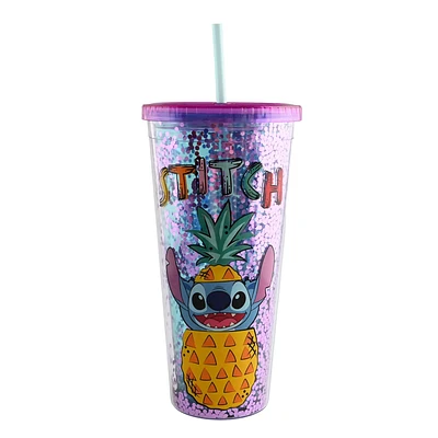 Stitch Confetti Pinapple Tumbler 