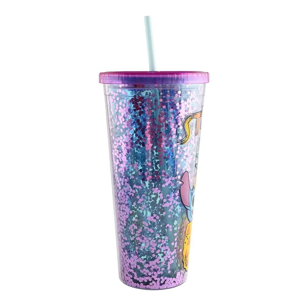 Stitch Confetti Pinapple Tumbler 