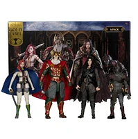 The Lord of Rings: The War of the Rohirrim 4-Inch Action Figure Gold Label 4 pack  