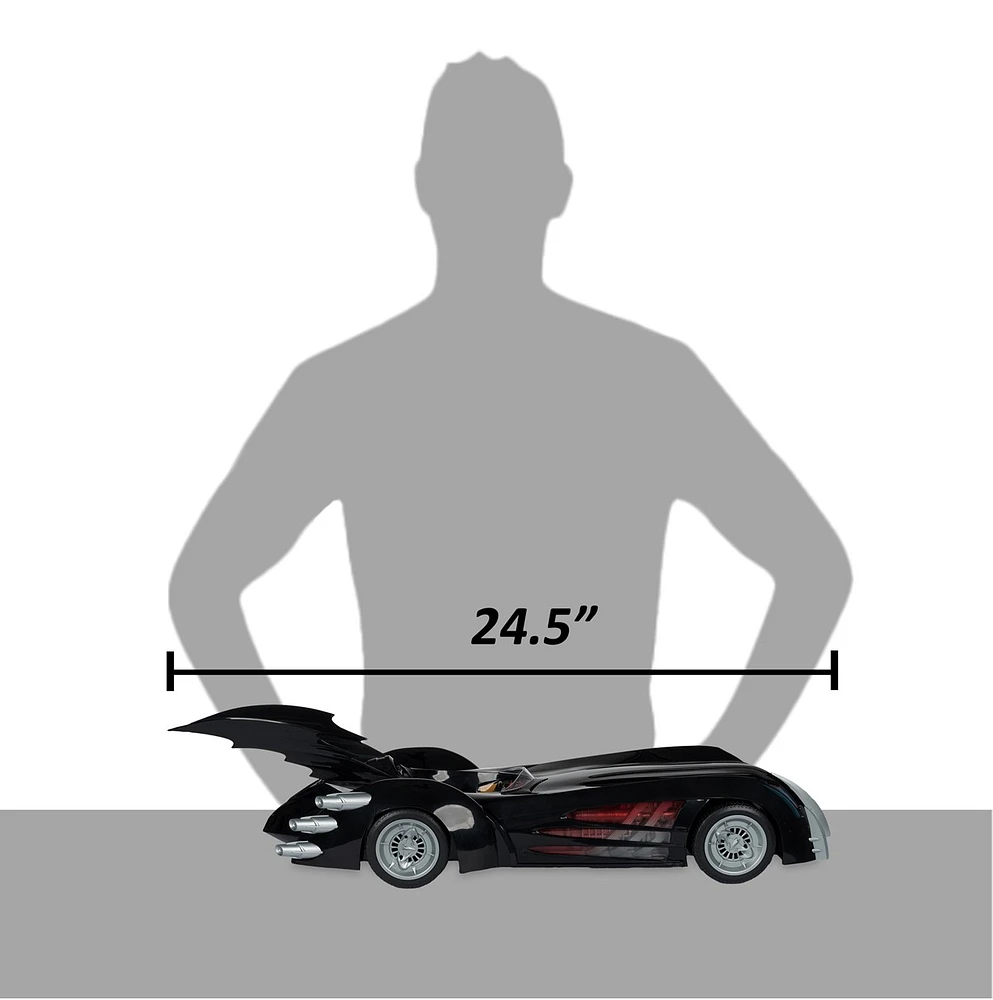 DC Multiverse Batmobile (Batman & Robin) 24.5in Long Vehicle with Lights and Sound 