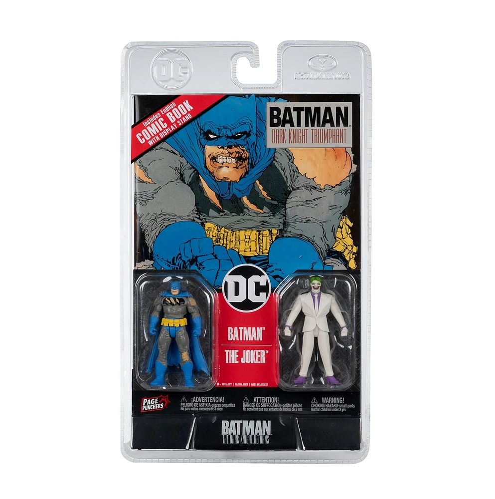 DC Direct Page Punchers 2pk Batman & The Joker 3-Inch Figures with Comic 