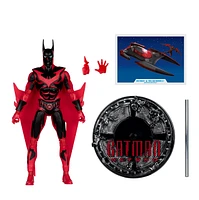 DC Multiverse Batman & Batmobile (Batman Beyond) Gold Label Vehicle with Lights and Sound 