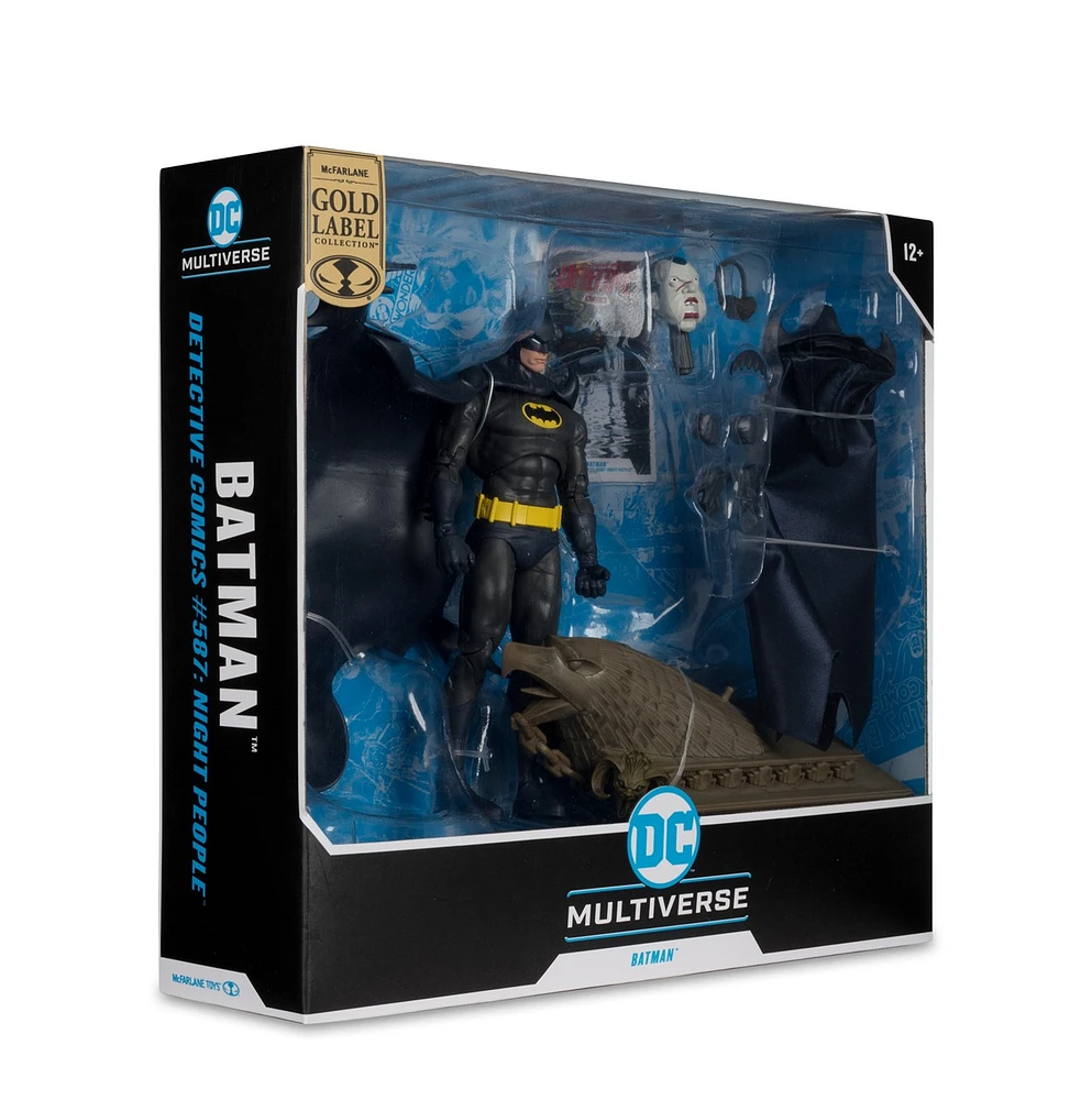 DC Multiverse Batman (Detective Comics #587: Night People) 7in Action Figure Gold Label 