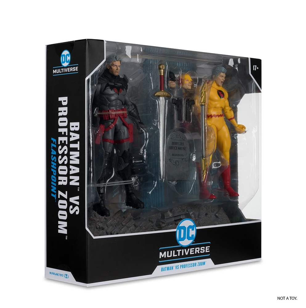 DC Multiverse Batman vs Professor Zoom (Flashpoint) 7-Inch Action Figure 2 Pack 