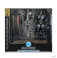 DC Multiverse Batman (Knightmare) & Batman (Armor Suit) (Batman v Superman) 7-Inch Figure McFarlane Collector Edition 2pk #2 Gold Label