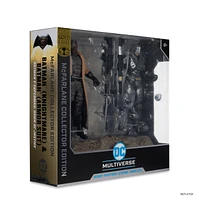 DC Multiverse Batman (Knightmare) & Batman (Armor Suit) (Batman v Superman) 7-Inch Figure McFarlane Collector Edition 2pk #2 Gold Label