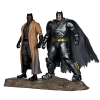 DC Multiverse Batman (Knightmare) & Batman (Armor Suit) (Batman v Superman) 7-Inch Figure McFarlane Collector Edition 2pk #2 Gold Label