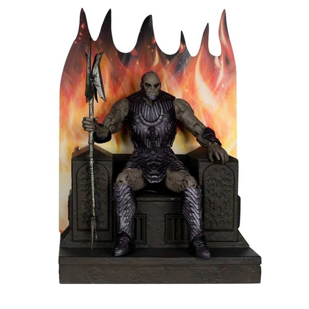 DC Multiverse Darkseid with Throne (Justice League) Gold Label Mega Figure 