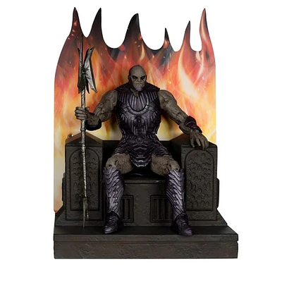 DC Multiverse Darkseid with Throne (Justice League) Gold Label Mega Figure 