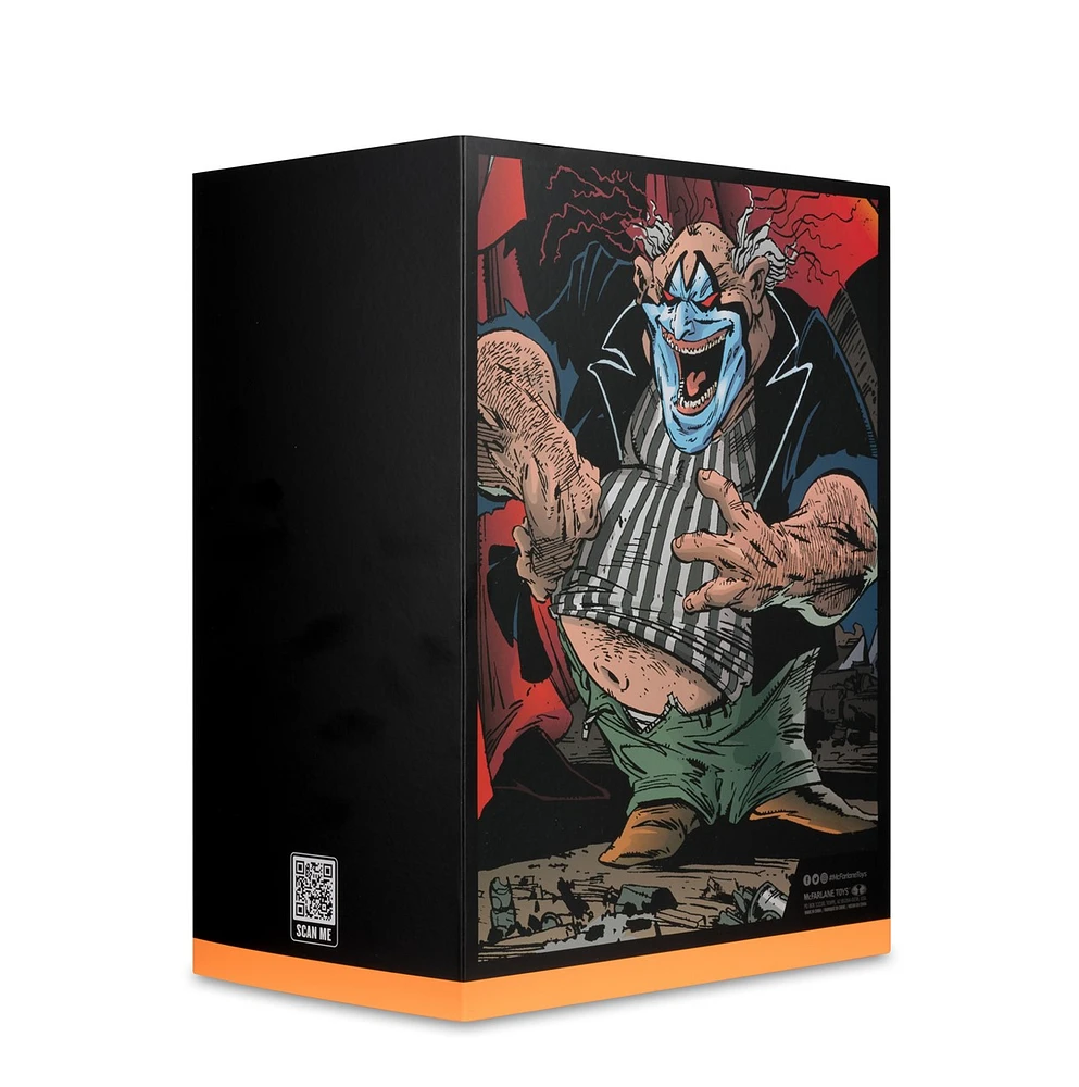 Spawn The Clown Black Light Edition 7in Action Figure Gold Label 