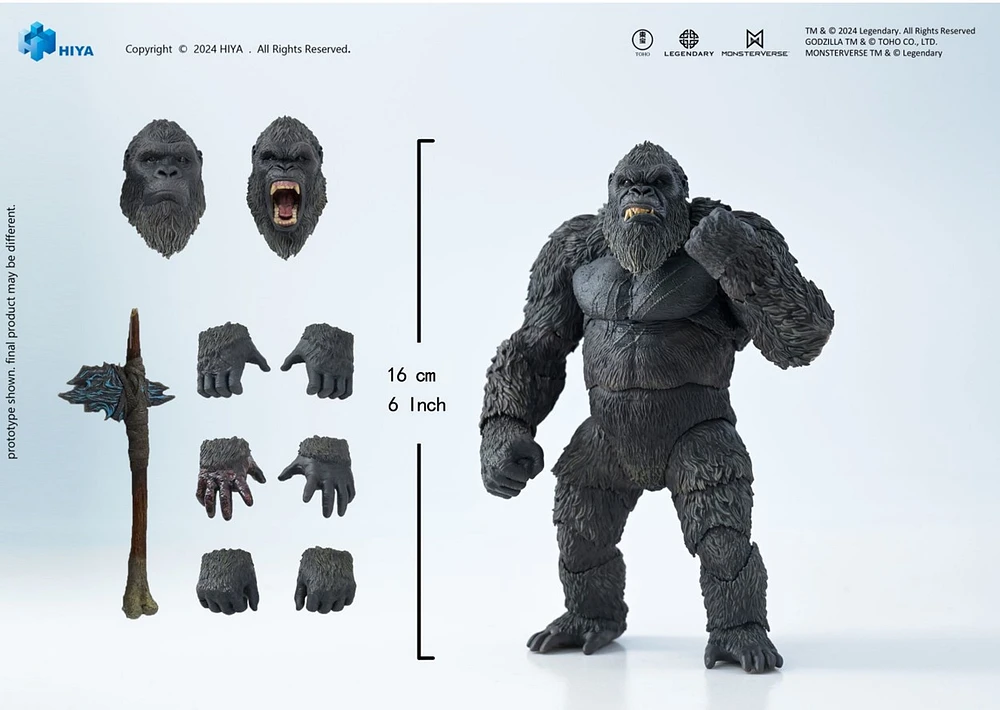 Godzilla X Kong New Empire - Kong PX de base exquis 