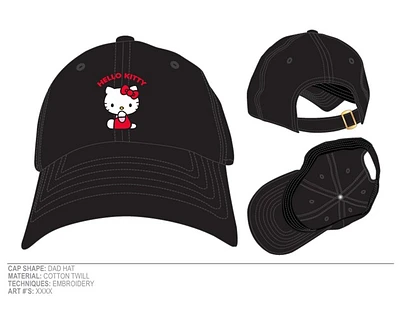 Casquette Hello Kitty noire 