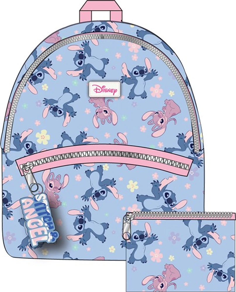Stitch & Angel Mini Backpack