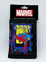 Portefeuille noir imprimé Spider-Man 