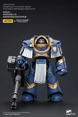 Warhammer The Horus Heresy Ultramarines Cataphractii Terminator Squad Terminator with Reaper Autocan 