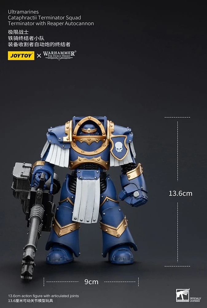 Warhammer The Horus Heresy Ultramarines Cataphractii Terminator Squad Terminator with Reaper Autocan 