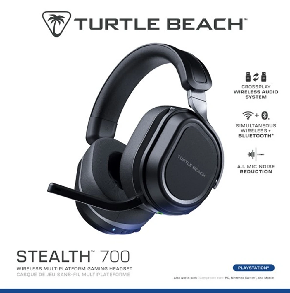 Turtle Beach Stealth 700 Gen 3 PlayStation – Black 