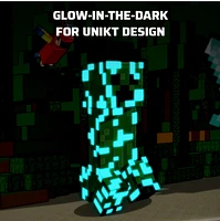 Étui De Voyage Plus Glow Realmz : Bataille Forestière De Minecraft 