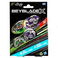 Beyblade X Yell Kong 3-60GB and Helm Knight 5-80T Top Dual Pack Set 