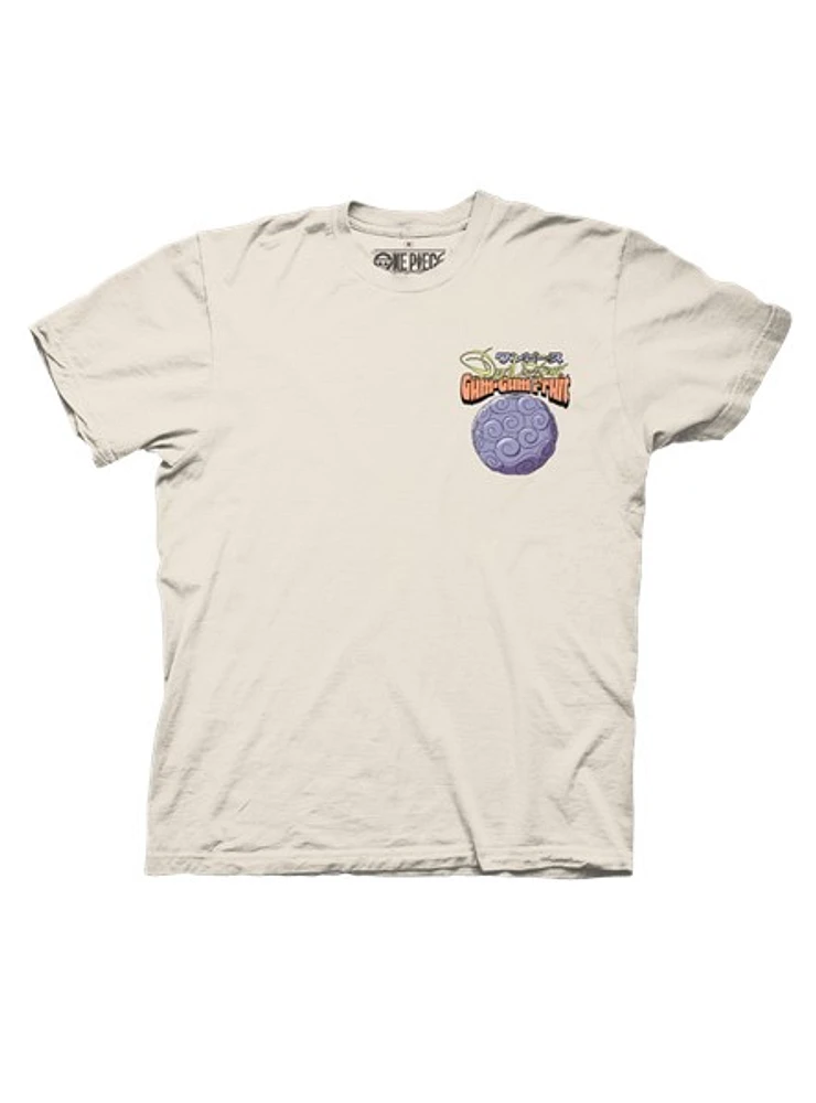 One Piece: Gum Gum Fruit 2-Sided Tee