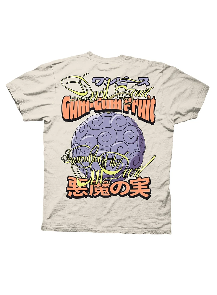 One Piece: Gum Gum Fruit 2-Sided Tee