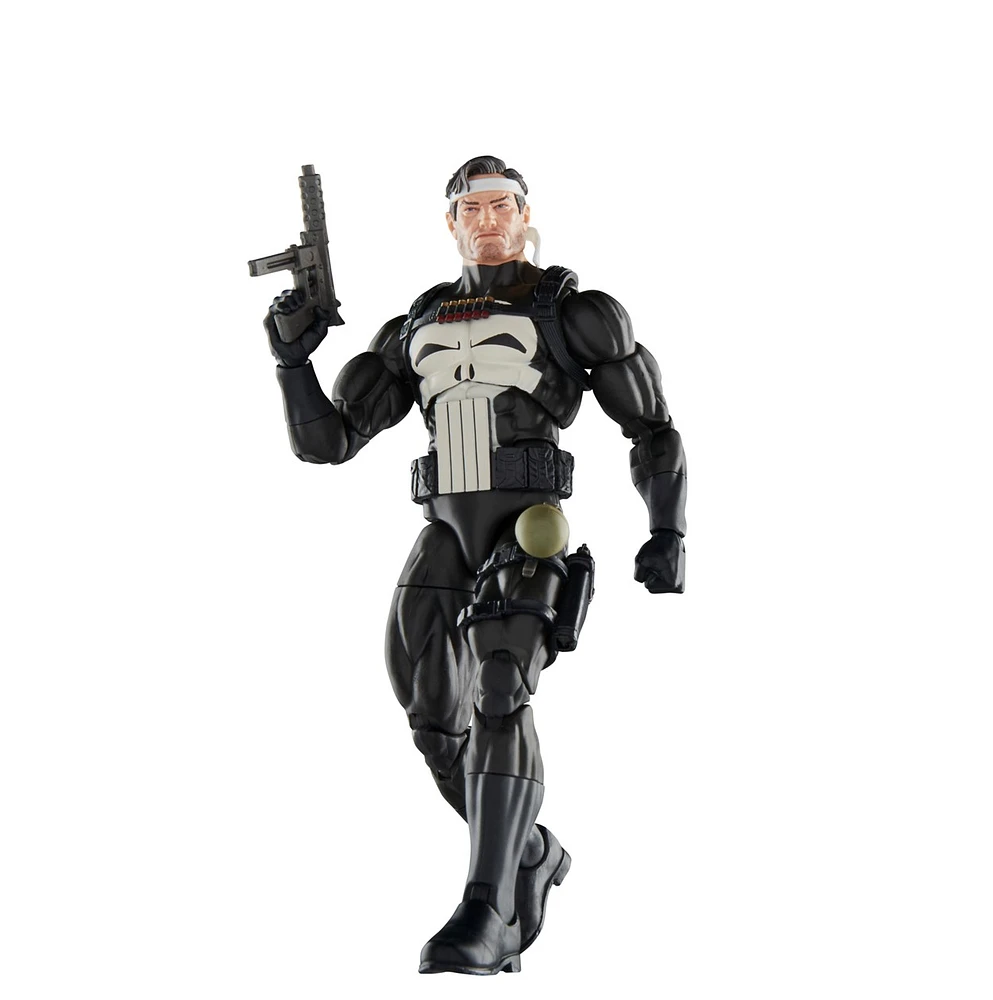 Marvel Legends Series Punisher and Bushwacker, 6" Comics Collectible Action Figure 