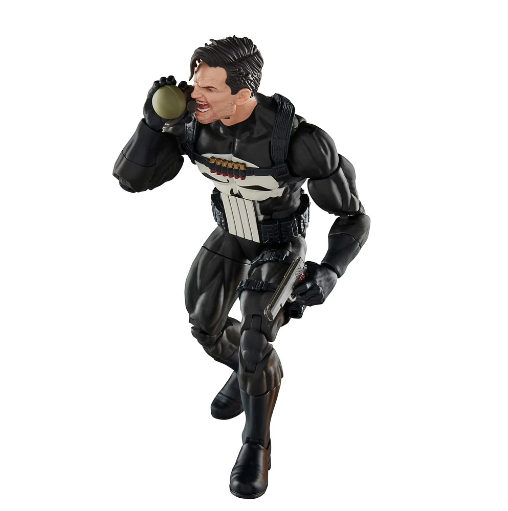 Marvel Legends Series Punisher and Bushwacker, 6" Comics Collectible Action Figure 