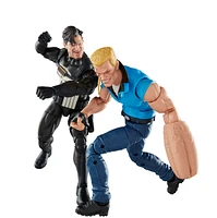 Marvel Legends Series Punisher and Bushwacker, 6" Comics Collectible Action Figure 