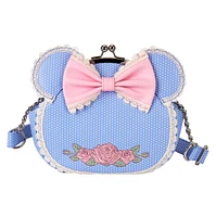 Loungefly : Sac bandoulière Minnie à fleurs et dentelle 