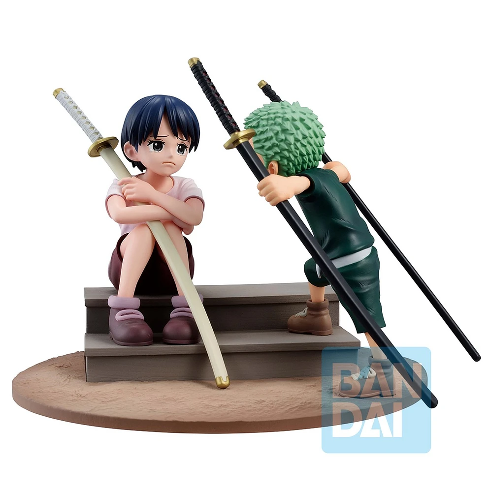 One Piece - Roronoa Zoro & Kuina Revible Moment ICHIBANSHO Figure (Road to Dawn ver.) 