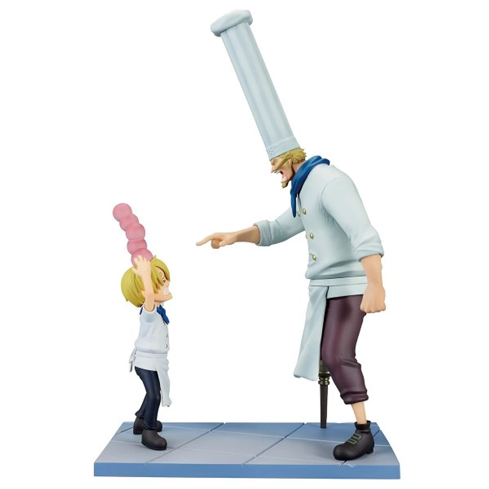One Piece - Sanji & Zeff Revible Moment ICHIBANSHO Figure (Road to Dawn ver.)