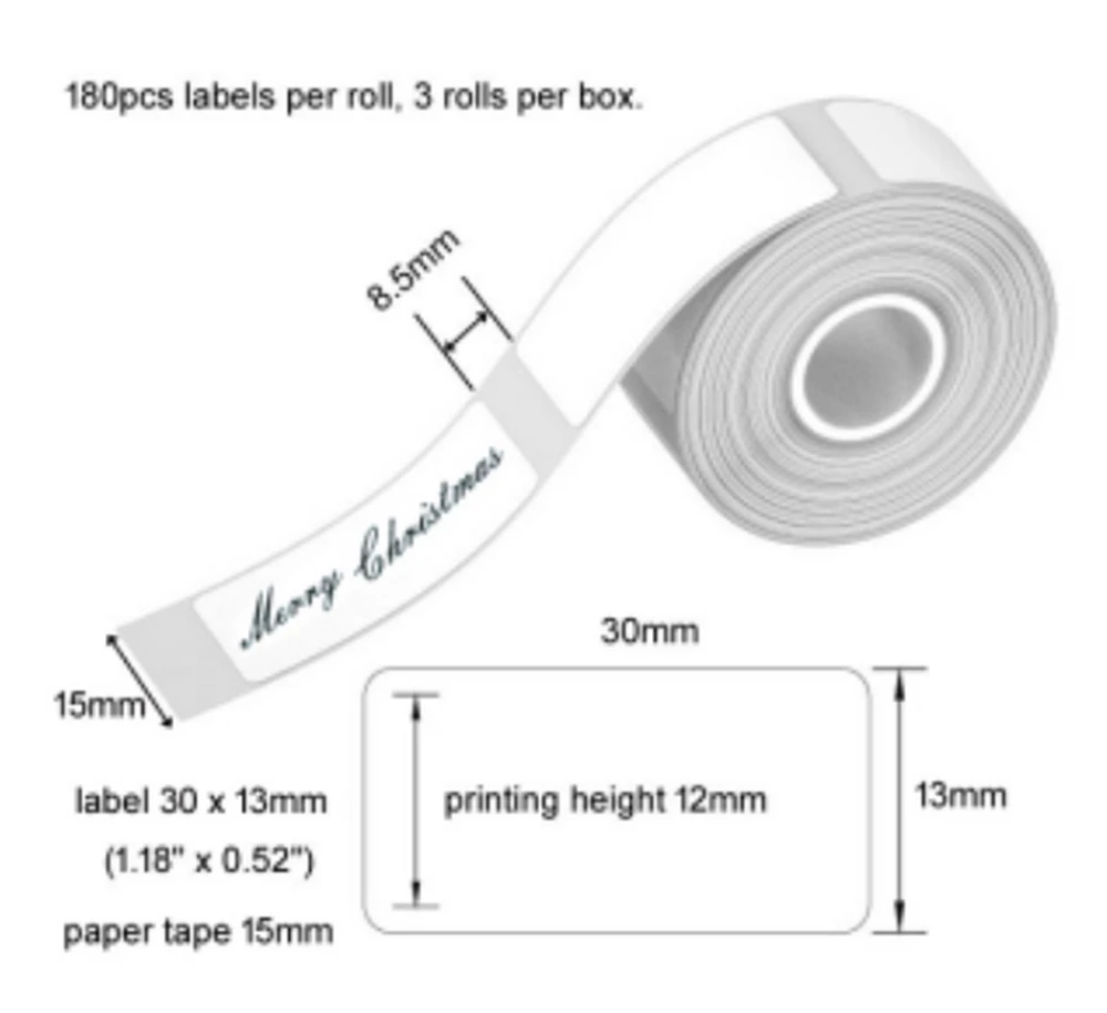 Rouleau d'étiquettes Biogenik