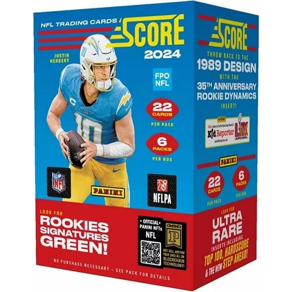 2024 Panini Score Football NFL Blaster Box 