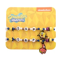 Bracelets BFF Bob l'éponge et Patrick 
