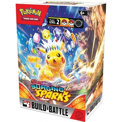 Pokémon Trading Card Game: Scarlet and Violet Surging Sparks Build and Battle Box 