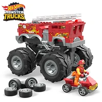 Mega Hot Wheels HW 5-Alarm Monster Truck Building Set - 279pcs 