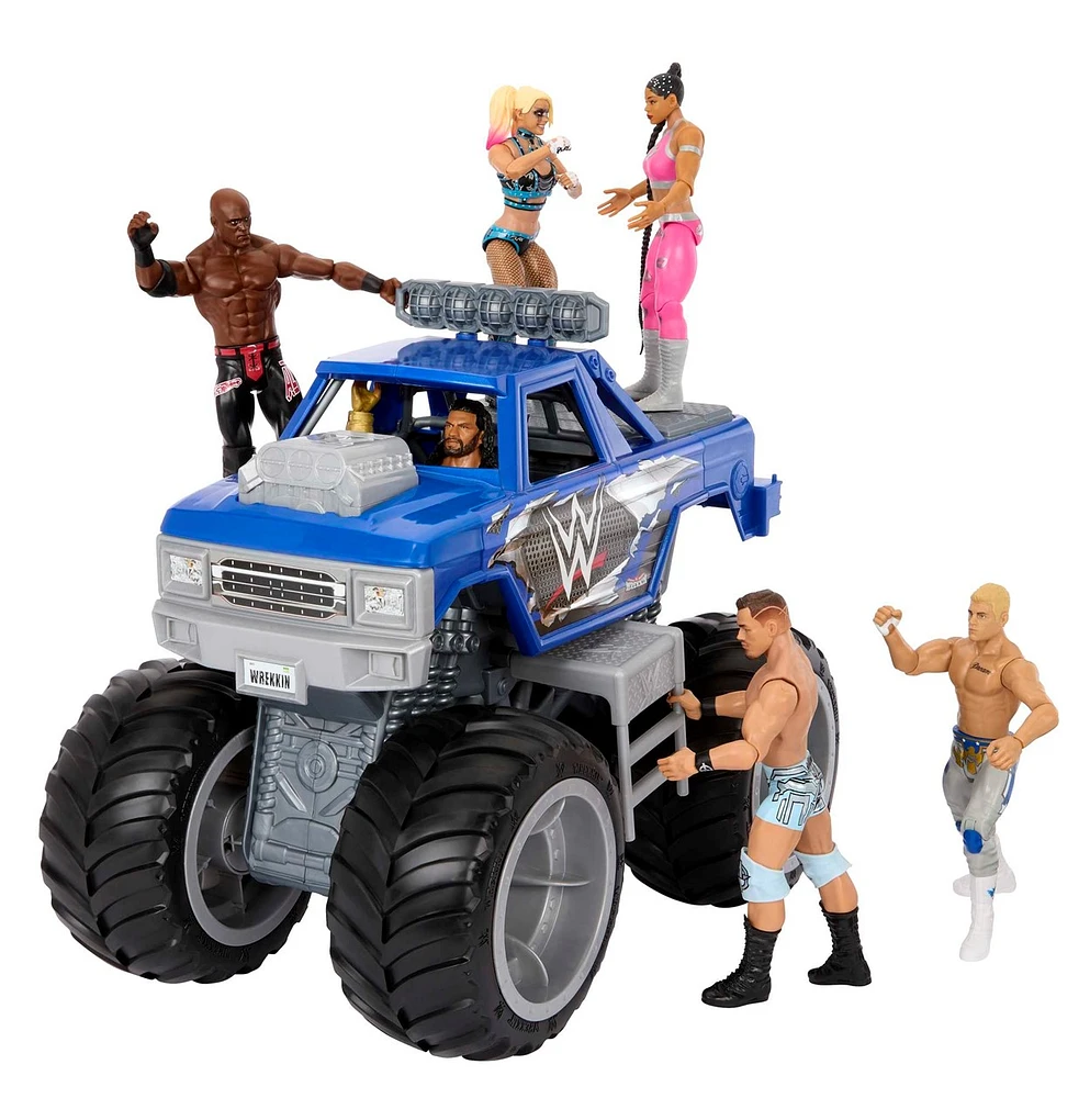 WWE Vehicle Wrekkin Slam Crusher Monster Truck 