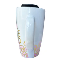 Tasse de voyage Hello Kitty rose et or 
