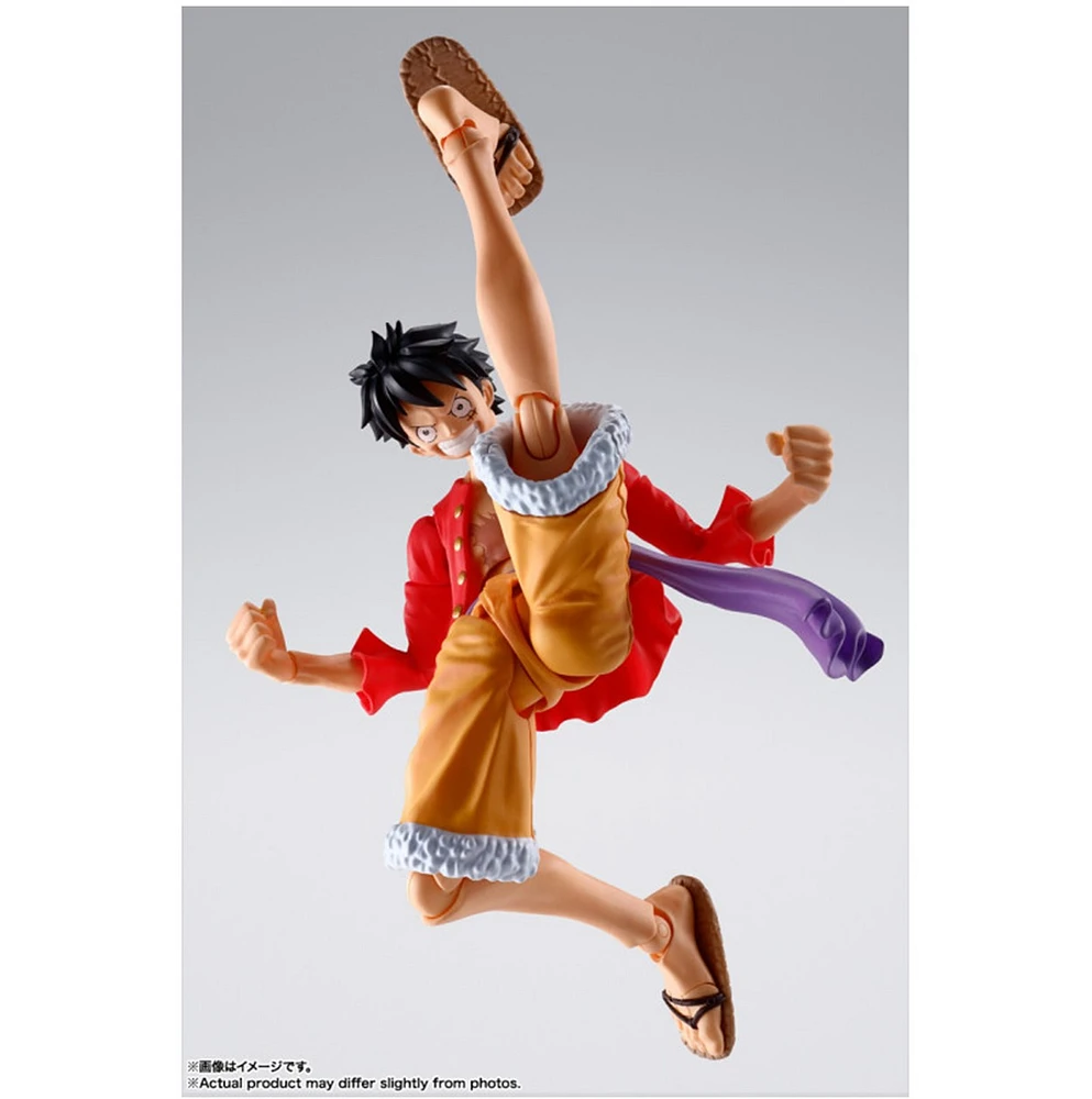 S.H.Figuarts Monkey D. Luffy Raid on Onigashima Costume Ver. One Piece Action Figure 