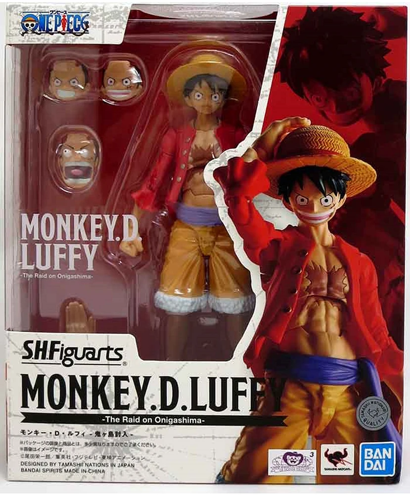 S.H.Figuarts Monkey D. Luffy Raid on Onigashima Costume Ver. One Piece Action Figure 