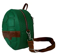 Loungefly: Teenage Mutant Ninja Turtles - Figural Shell Convertible Mini Backpack & Crossbody Bag 