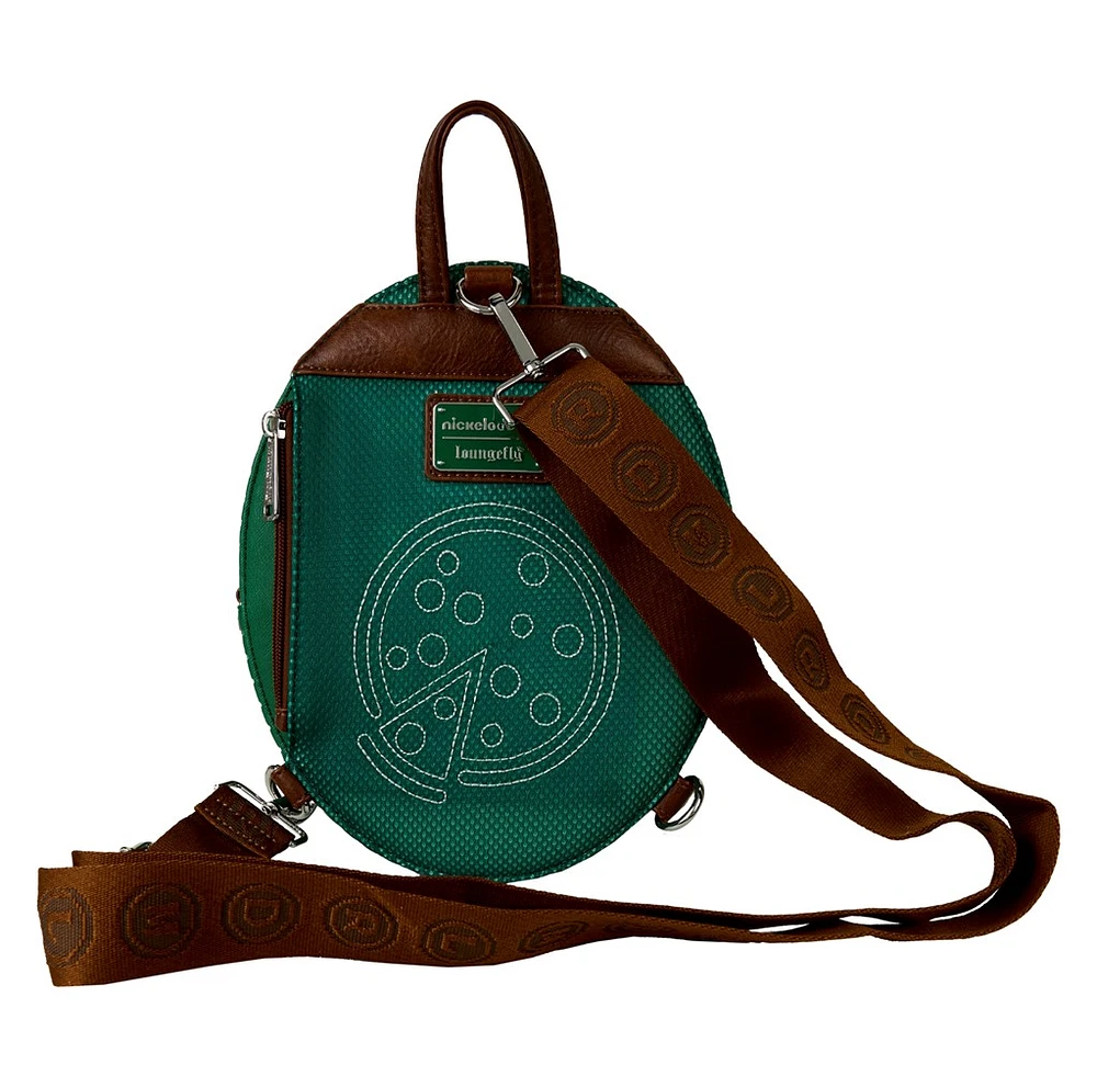 Loungefly: Teenage Mutant Ninja Turtles - Figural Shell Convertible Mini Backpack & Crossbody Bag 