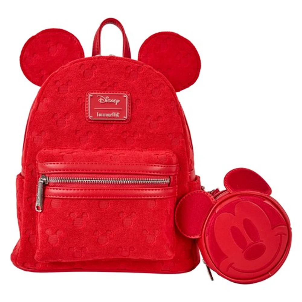 Loungefly: Mickey Mouse - All-Over Print Terry Cloth Mini Backpack
