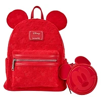 Loungefly: Mickey Mouse - All-Over Print Terry Cloth Mini Backpack 