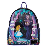 Loungefly: Alice in Wonderland - Tulgey Wood Lenticular Mini Backpack 