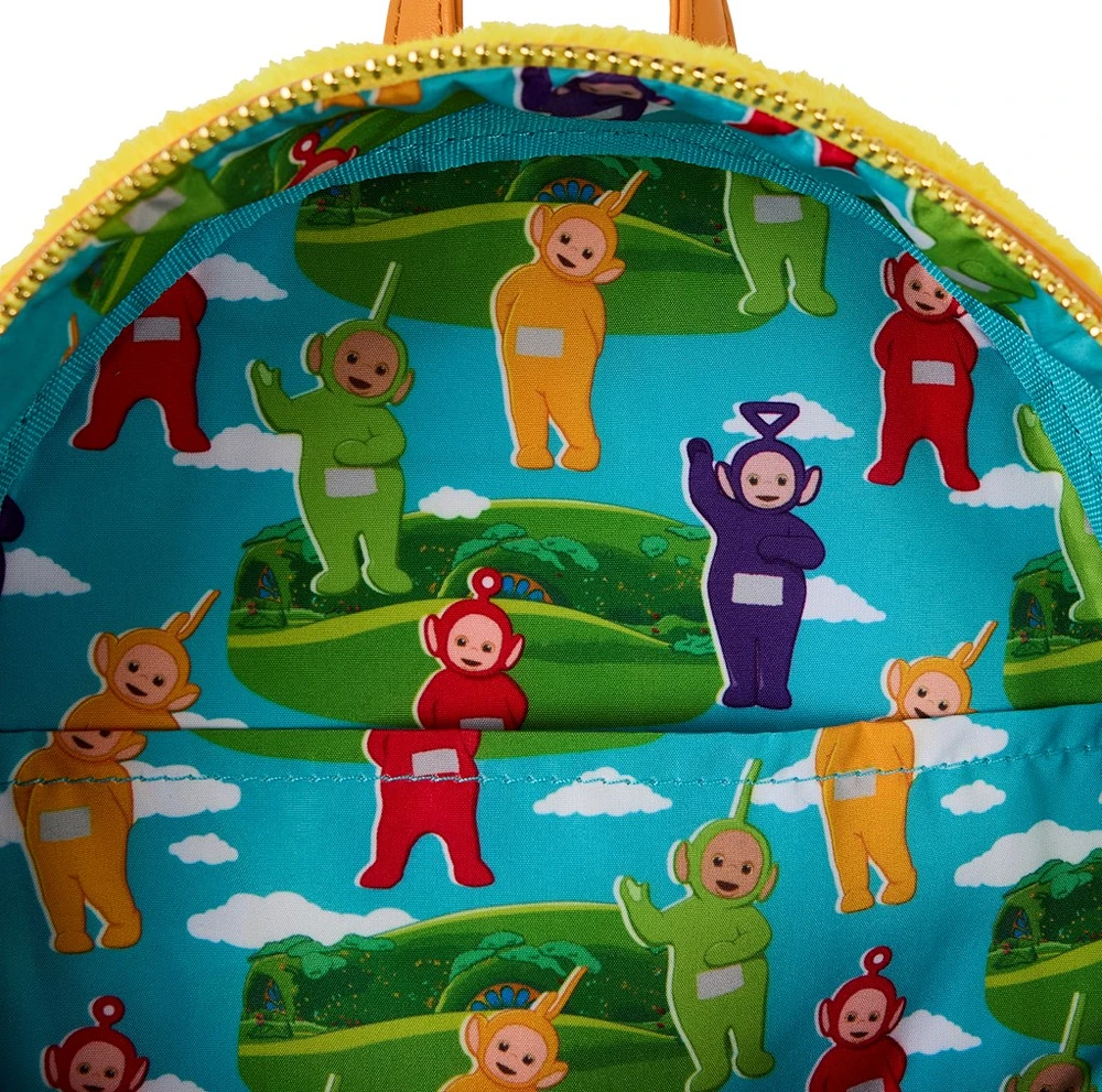 Loungefly: Teletubbies - Laa-Laa Plush Cosplay Light Up Mini Backpack 