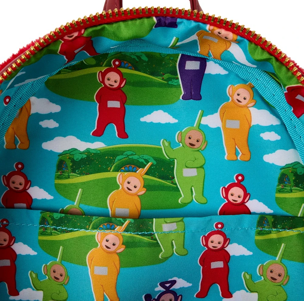 Loungefly: Teletubbies - Po Plush Cosplay Light Up Mini Backpack 