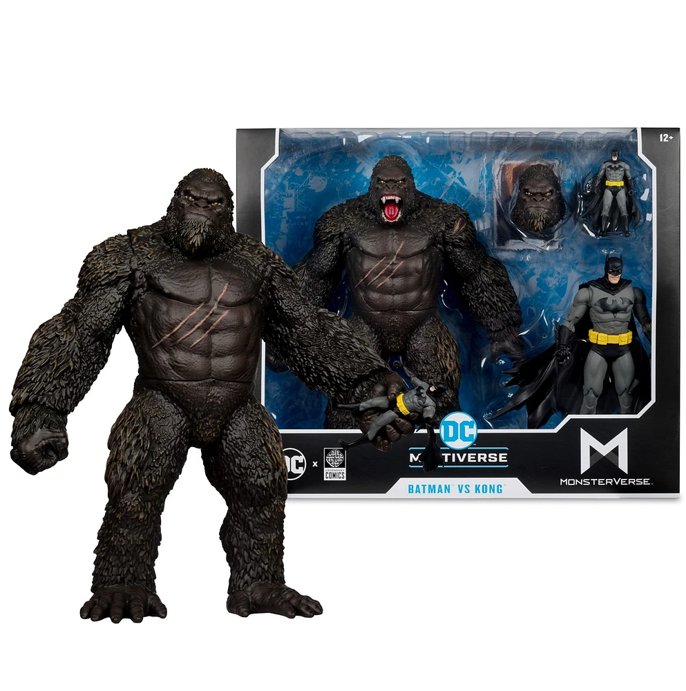 DC Multiverse Batman vs. Kong (Justice League vs. Godzilla vs. Kong) 2 Pack 
